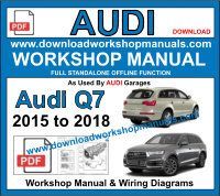 audi q7 workshop service repair manual pdf